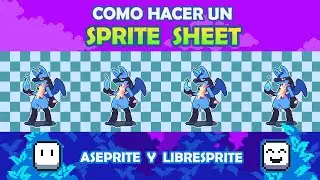 🔴COMO HACER UN SPRITESHEET🔴 F&Aacute;CILMENTE EN ASEPRITE o LIBRESPRITE😱😱😱