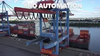 #NoAutomation #ILWU #PMA #PORTOFLA #JoeBuscaino #SanPedro #News #Fox11  IN THE PORT OF LOS ANGELES