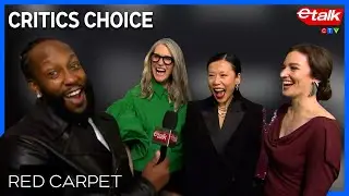 Domee Shi recognizes Tyrone from 'Heated Rivalry' | Critics' Choice Awards