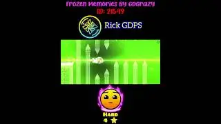(Day 22) Frozen Memories By GDGrazy| ID: 21549 #geometrydash #gd #rickgdps #rgdps #shorts #christmas