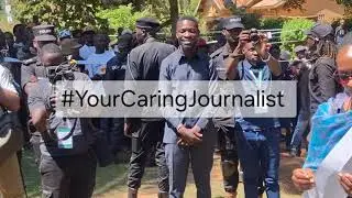 Uganda Election, kubara amajwi byatangiye/Bobi Wine at voting station! 