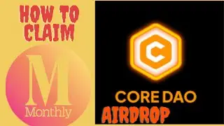 How to claim Monthly core airdrop | Claim You core Airdrop On Metamask
