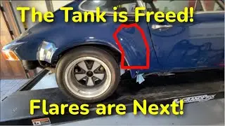 1972 Porsche 911 oil tank removal