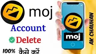 Moj account Delete कैसे करें || how to delete moj account permanently