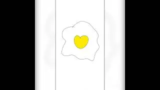 How to draw a Cute Fried Egg - RFART419 (2023 Original Tutorial)