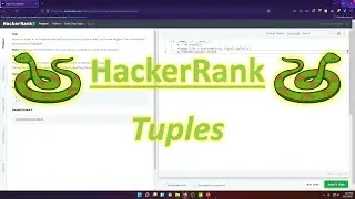 HackerRank (Python): Tuples