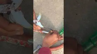 motor ke uper blade lagaye 😊#MdarshMaurya-q9s#Mini#engineering #work #craft #vlog