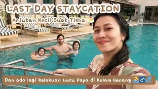 Last Day Staycation! Surprise Buat Tisha & Drama Lucu di Kolam Renang 😂🌊