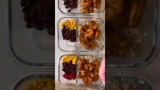 Shrimp taco bowl meal prep ✨ follow @bentoboxdietitian for more meal prep recipes!
