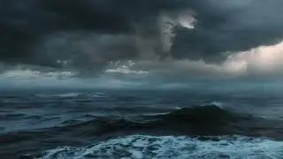 ⚡️ Thunderstorm Sea  Background   Thunder Rain Ocean Sea Lightning