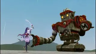 Raiden Shogun vs King Jupiter (Genshing Inpact vs Metal Slug) Gmod Npc Battle