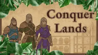 🔥 CONQUER LANDS: Deck-Building Empire Domination! Станьте КОРОЛЕМ в этой БЕЗУМНОЙ стратегической ...