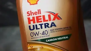 Shell Helix Ultra 0W40 Carbon Neutral Как выглядит оригинальное моторное масло?
