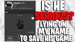 (BANNED AGAIN) Type Soul Owner LIES To His Whole Community To RUIN My NAME.