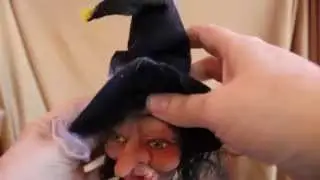 Dressing your Art Doll - Witch Spoon Doll, Part 5 - MakingFairies.com & SculptUniversity.com