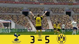 Tottenham Hotspur vs Borussia Dortmund - UCL 13/02/2019 PES 6 Gameplay