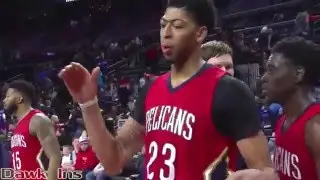 Anthony Davis 59 points at Pistons (Full Highlights) (02/21/16) UNREAL Career HIGH!