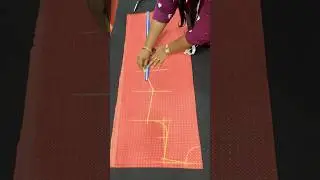 குர்தி(kurti ) cutting super Easy Method. #blouse #ussewtips #fashion #versatilesewin
