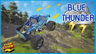 Blue Thunder Monster Jam Steel Titans Monster Trucks Video Game