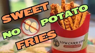 Sweet No Potato Fries | #lowcarb | #ketochow
