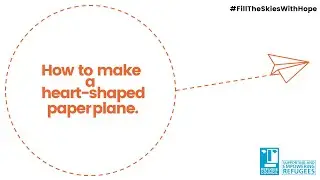 Make a heart-shaped paper plane to tell your MP to stop the Rwanda flights - #FillTheSkiesWithHope