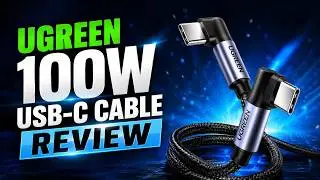 UGREEN 100W USB-C Cable Review | 90° Fast Charging & Data Sync