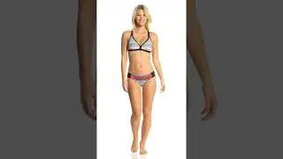 Jag Ombre Stripe Retro Bikini Bottom | SwimOutlet.com