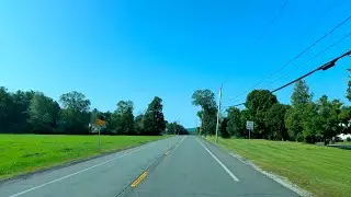 Scenic Drive on the Lost Villages Scenic Byway East in 4K