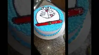 1.5kg doremon cake pineapple 🍍 flavor #viral #shortvideo
