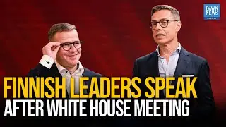 Full Presser: Finnish Leaders Hold News Conference After White House Meeting with Trump