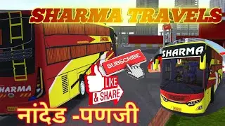 SHARMA TRAVELS  4K HD LIVERY| 💗💜 nanded - panaji | DOWNLOAD NOW|