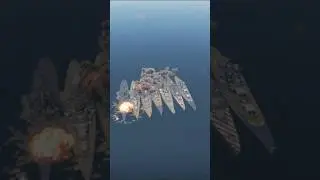 A 10 Thunderbolt II Destroys Massive Warship in Explosive Sea Strike
