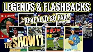 ALL FLASHBACK & LEGEND CARDS REVEALED SO FAR!! MLB THE SHOW 17