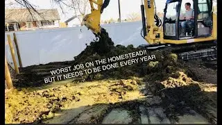 Использую экскаватор, чтобы выкопать загон для мелких животных \\ Mountain Maple Ranch
