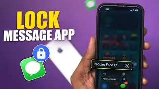 How To Lock Message App On iPhone | Secure Messages App on iPhone