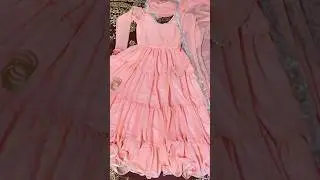 4 layers frock cutting and stitching / umbrella frock cutting and stitching/ umbrella frock #fashion