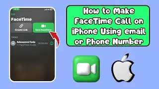 How to Make FaceTime Call on iPhone Using email or Phone Number