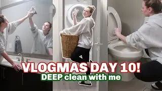 December 2021 DEEP clean with me part 2 | Winter cleaning motivation for vlogmas 10!