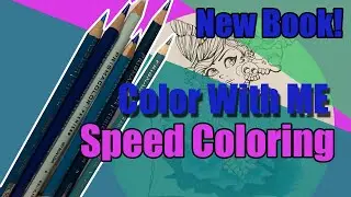 Spooklettes Vol 1 Episode 1/Speed Coloring Demonstration/Coloring with Colored Pencils