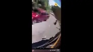 75-year-old motorcyclist says Baltimore County school bus hit him. The district&rsquo;s insurer blames him