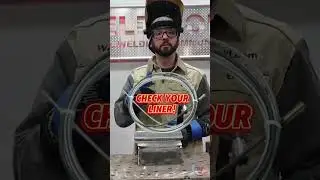 Check your MIG liner if you are constantly having popping or issues #welding