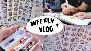 a week in my life: sticker haul, online classes & more! | Beryl
