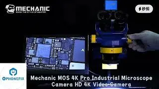 Mechanic MOS 4K Pro Industrial Microscope Camera HD 4K Video Camera#diyphone #phonerepair