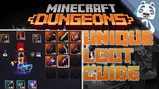 How To Get Unique Loot In Minecraft Dungeons