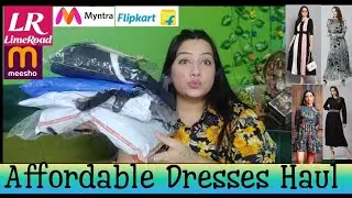 Dresses Haul || Affordable dresses ||Flipkart, meesho, limeroad & myntra. || #trending #Subscribe