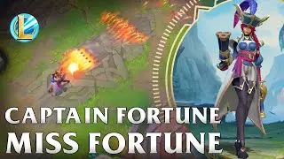 Captain Fortune Miss Fortune Skin Spotlight - WILD RIFT