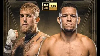 Jake Paul vs Nate Diaz Live