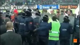 Syam Ben Youssef essaye de tabasser l&rsquo;arbitre apr&egrave;s le match Guin&eacute;e &eacute;quatoriale Vs Tunisie