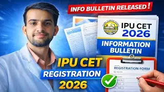 IPU CET Registration Form Filling Date 2026 || IPU CET Application Form Filling 2026