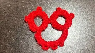 Needle Tatting : Can it be done with worsted weight #4 yarn ? #needletatting #yarn #tatting